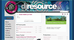 Desktop Screenshot of djresource.eu